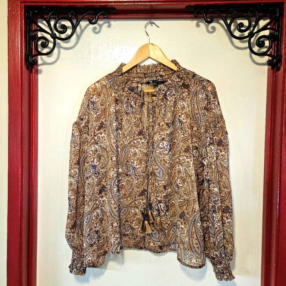 Zara Boho Top